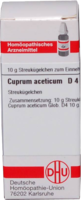 CUPRUM ACETICUM D 4 Globuli