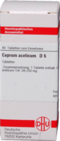 CUPRUM ACETICUM D 6 Tabletten