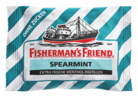 FISHERMANS FRIEND Spearmint ohne Zucker Pastillen