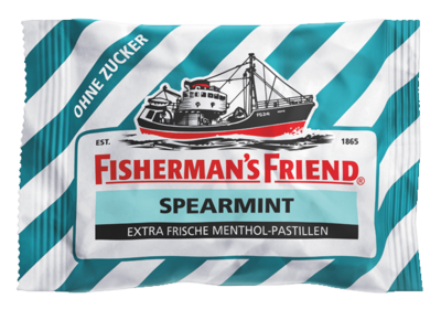 FISHERMANS FRIEND Spearmint ohne Zucker Pastillen