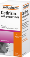 CETIRIZIN-ratiopharm Saft