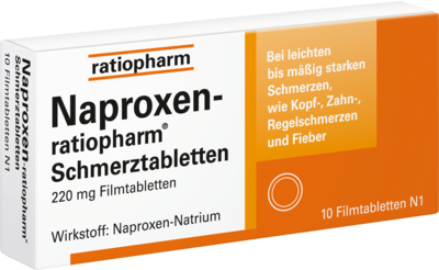 NAPROXEN-ratiopharm Schmerztabl. Filmtabletten