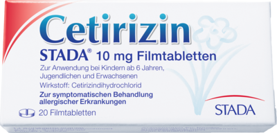 CETIRIZIN STADA 10 mg Filmtabletten