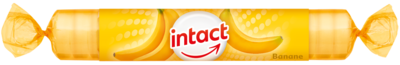INTACT Traubenzucker Rolle Banane