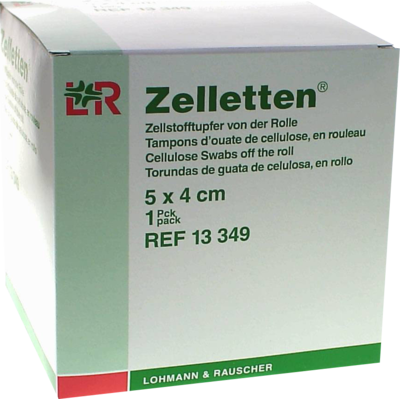 ZELLETTEN Tupfer 4x5 cm unsteril Rolle