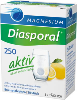 MAGNESIUM DIASPORAL 250 aktiv Brausetabletten
