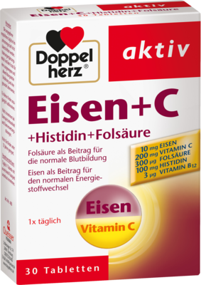 DOPPELHERZ Eisen+Vit.C+L-Histidin Tabletten