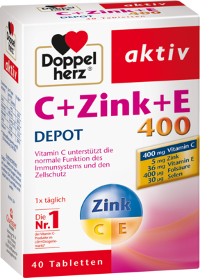 DOPPELHERZ C+Zink+E Depot Tabletten