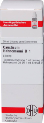 CAUSTICUM HAHNEMANNI Urtinktur D 1