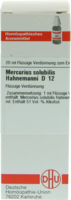 MERCURIUS SOLUBILIS Hahnemanni D 12 Dilution