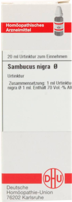 SAMBUCUS NIGRA Urtinktur