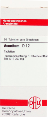 ACONITUM D 12 Tabletten