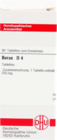 BORAX D 4 Tabletten
