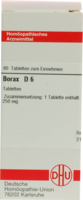 BORAX D 6 Tabletten