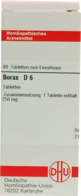 BORAX D 6 Tabletten