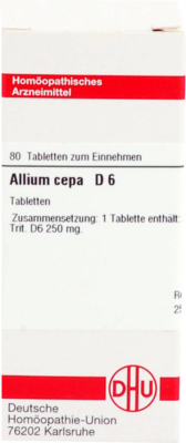 ALLIUM CEPA D 6 Tabletten