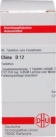 CHINA D 12 Tabletten