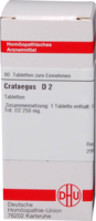 CRATAEGUS D 2 Tabletten