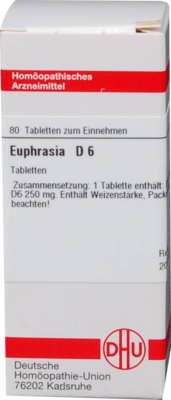 EUPHRASIA D 6 Tabletten