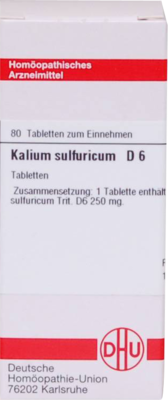 KALIUM SULFURICUM D 6 Tabletten