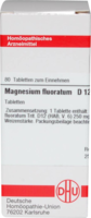 MAGNESIUM FLUORATUM D 12 Tabletten