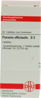 PAEONIA OFFICINALIS D 3 Tabletten