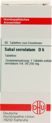 SABAL SERRULATUM D 6 Tabletten