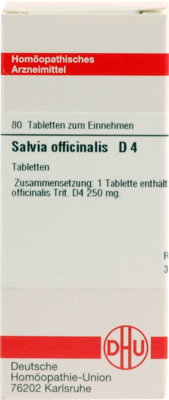 SALVIA OFFICINALIS D 4 Tabletten