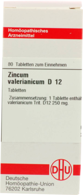 ZINCUM VALERIANICUM D 12 Tabletten