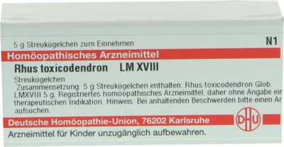 RHUS TOXICODENDRON LM XVIII Globuli