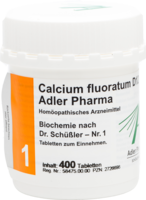 BIOCHEMIE Adler 1 Calcium fluoratum D 12 Tabletten