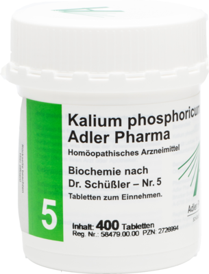 BIOCHEMIE Adler 5 Kalium phosphoricum D 6 Tabl.