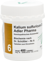BIOCHEMIE Adler 6 Kalium sulfuricum D 6 Tabletten