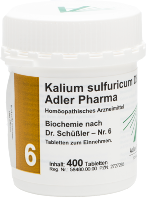 BIOCHEMIE Adler 6 Kalium sulfuricum D 6 Tabletten