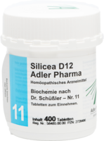 BIOCHEMIE Adler 11 Silicea D 12 Tabletten