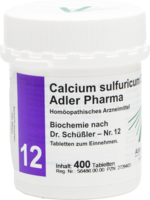 BIOCHEMIE Adler 12 Calcium sulfuricum D 6 Tabl.