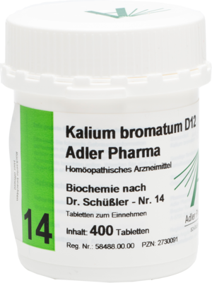 BIOCHEMIE Adler 14 Kalium bromatum D 12 Tabletten