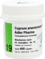 BIOCHEMIE Adler 19 Cuprum arsenicosum D 12 Tabl.