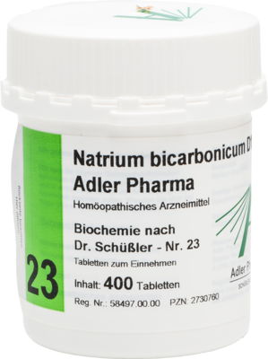 BIOCHEMIE Adler 23 Natrium bicarbonicum D 12 Tabl.