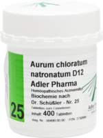 BIOCHEMIE Adler 25 Aurum chloratum natr.D 12 Tabl.