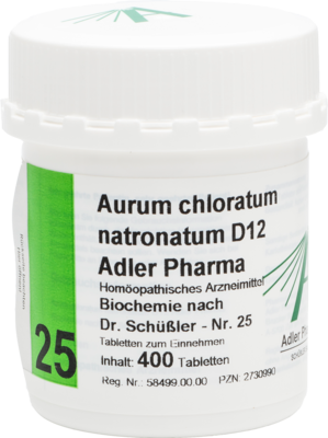 BIOCHEMIE Adler 25 Aurum chloratum natr.D 12 Tabl.
