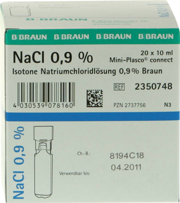 KOCHSALZLÖSUNG 0,9% Miniplasco connect