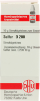 SULFUR D 200 Globuli