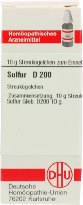 SULFUR D 200 Globuli