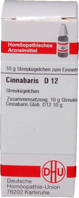 CINNABARIS D 12 Globuli
