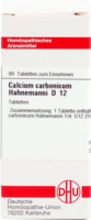 CALCIUM CARBONICUM Hahnemanni D 12 Tabletten