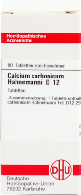 CALCIUM CARBONICUM Hahnemanni D 12 Tabletten