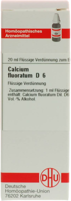 CALCIUM FLUORATUM D 6 Dilution