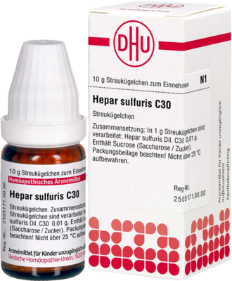 HEPAR SULFURIS C 30 Globuli