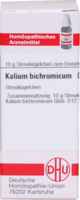 KALIUM BICHROMICUM D 12 Globuli